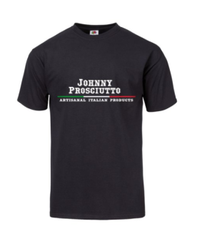 T-shirt noir de Johnny Prosciutto
