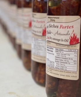 Artisanal Dry Sausage In Oil